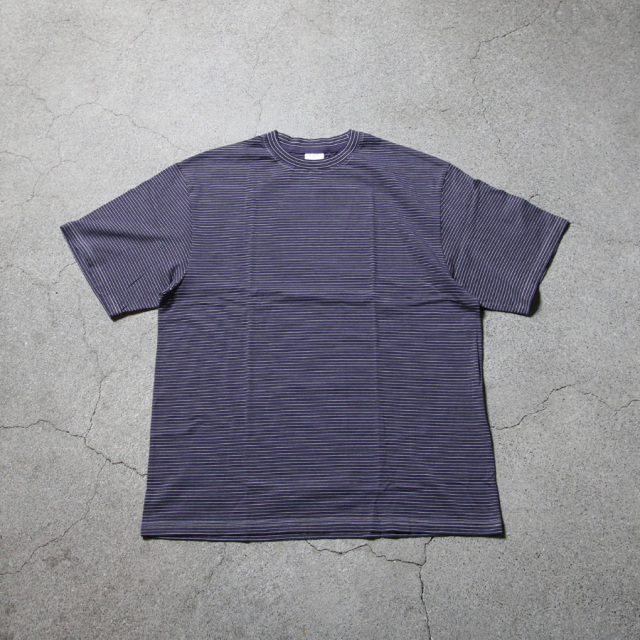 yonetomi new basic,ヨネトミ ニューベーシック,yonetomi 通販,yonetomi 東京取り扱い店舗,GARMENT DYE BORDER T-SHIRT