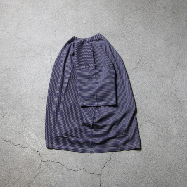 yonetomi new basic,ヨネトミ ニューベーシック,yonetomi 通販,yonetomi 東京取り扱い店舗,GARMENT DYE BORDER T-SHIRT