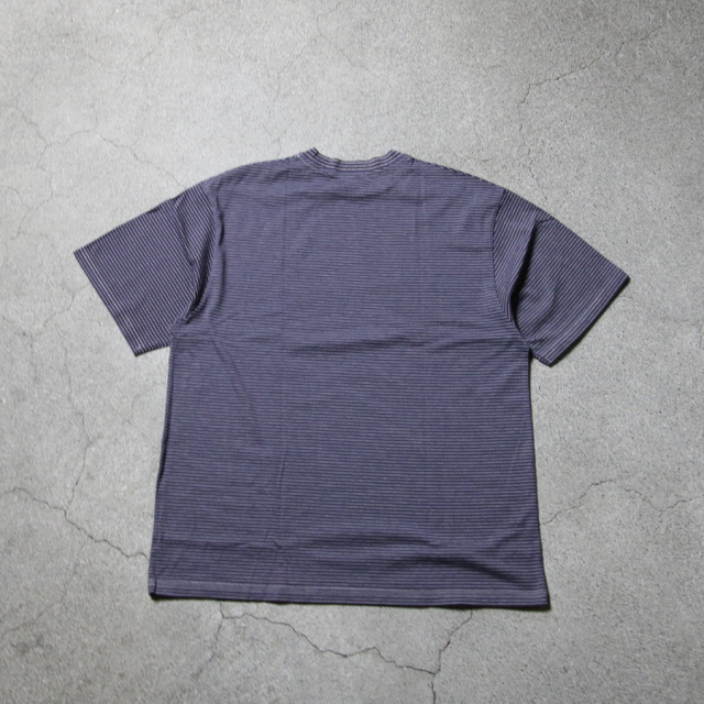 yonetomi new basic,ヨネトミ ニューベーシック,yonetomi 通販,yonetomi 東京取り扱い店舗,GARMENT DYE BORDER T-SHIRT