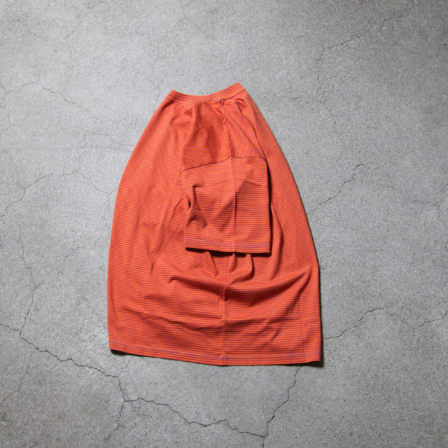 yonetomi new basic,ヨネトミ ニューベーシック,yonetomi 通販,yonetomi 東京取り扱い店舗,GARMENT DYE BORDER T-SHIRT