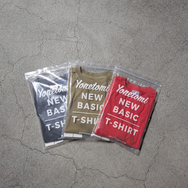 yonetomi new basic,ヨネトミ ニューベーシック,yonetomi 通販,yonetomi 東京取り扱い店舗,GARMENT DYED BORDER T-SHIRT
