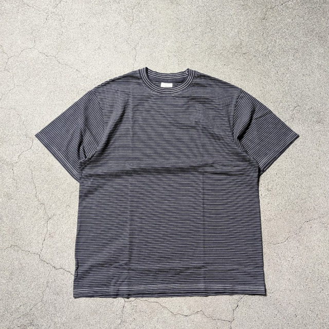 yonetomi new basic,ヨネトミ ニューベーシック,yonetomi 通販,yonetomi 東京取り扱い店舗,GARMENT DYED BORDER T-SHIRT