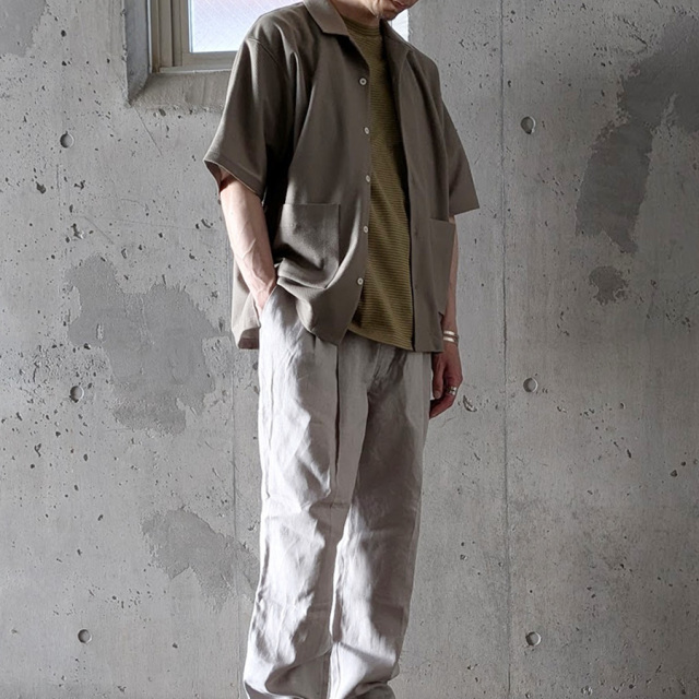 yonetomi new basic,ヨネトミ ニューベーシック,yonetomi 通販,yonetomi 東京取り扱い店舗,GARMENT DYED BORDER T-SHIRT