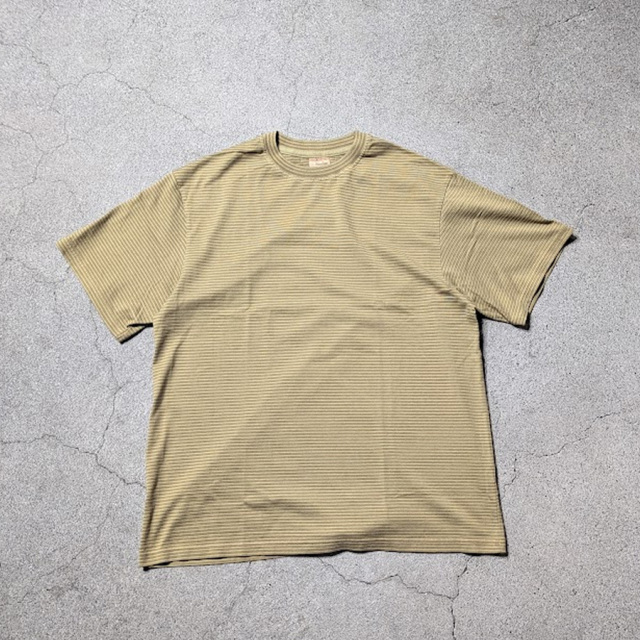 yonetomi new basic,ヨネトミ ニューベーシック,yonetomi 通販,yonetomi 東京取り扱い店舗,GARMENT DYED BORDER T-SHIRT