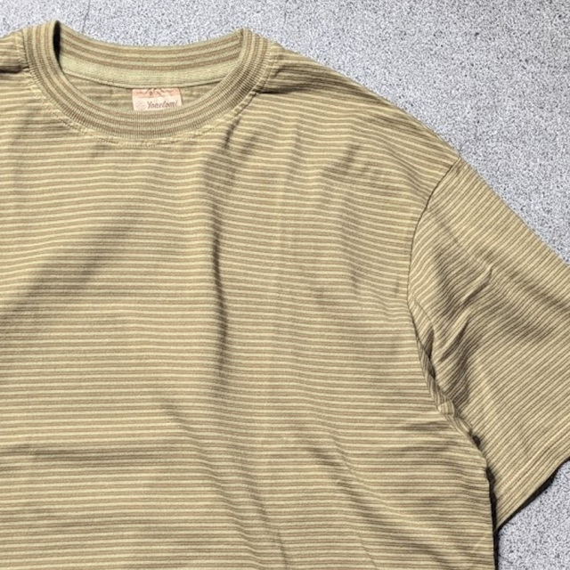 yonetomi new basic,ヨネトミ ニューベーシック,yonetomi 通販,yonetomi 東京取り扱い店舗,GARMENT DYED BORDER T-SHIRT