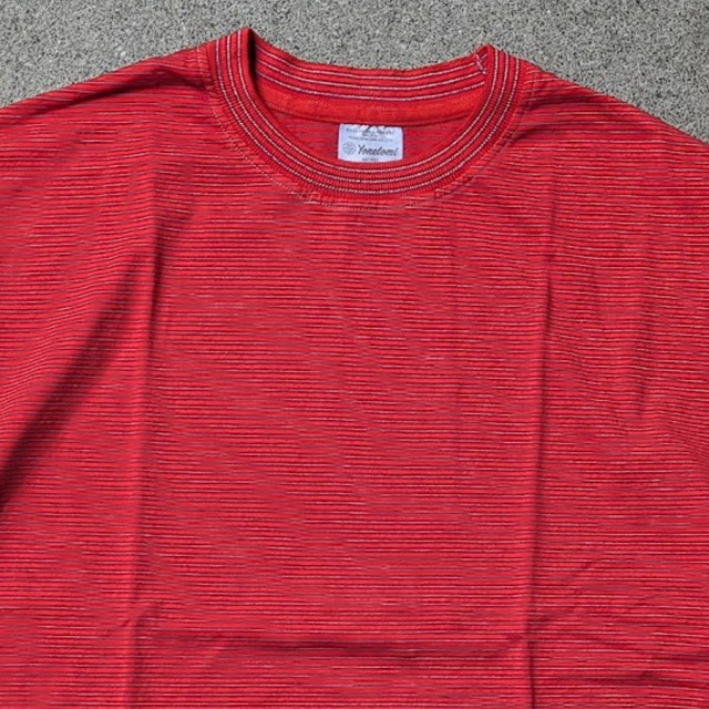 yonetomi new basic,ヨネトミ ニューベーシック,yonetomi 通販,yonetomi 東京取り扱い店舗,GARMENT DYED BORDER T-SHIRT