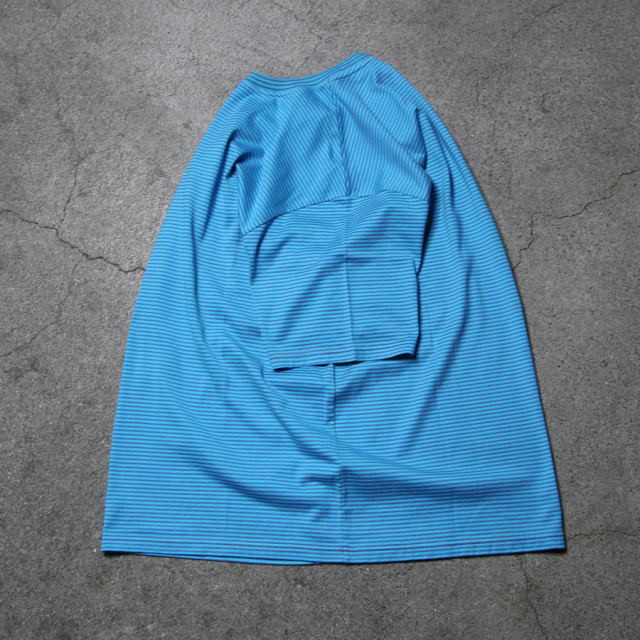 yonetomi new basic,ヨネトミ ニューベーシック,yonetomi 通販,yonetomi 東京取り扱い店舗,GARMENT DYE BORDER T-SHIRT
