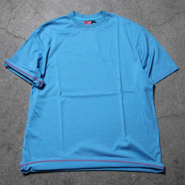 yonetomi new basic,ヨネトミ ニューベーシック,yonetomi 通販,yonetomi 東京取り扱い店舗,GARMENT DYE BORDER T-SHIRT