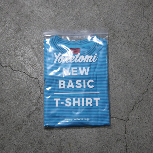 yonetomi new basic,ヨネトミ ニューベーシック,yonetomi 通販,yonetomi 東京取り扱い店舗,GARMENT DYE BORDER T-SHIRT