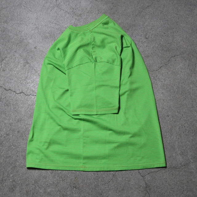 yonetomi new basic,ヨネトミ ニューベーシック,yonetomi 通販,yonetomi 東京取り扱い店舗,GARMENT DYE BORDER T-SHIRT
