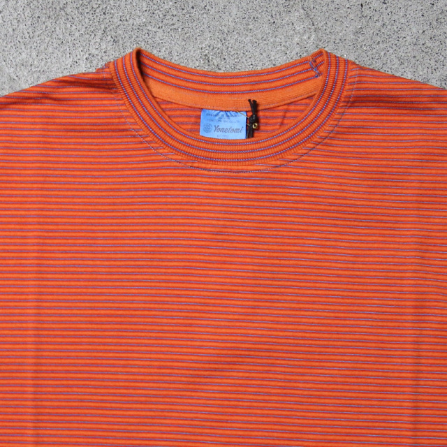 yonetomi new basic,ヨネトミ ニューベーシック,yonetomi 通販,yonetomi 東京取り扱い店舗,GARMENT DYE BORDER T-SHIRT