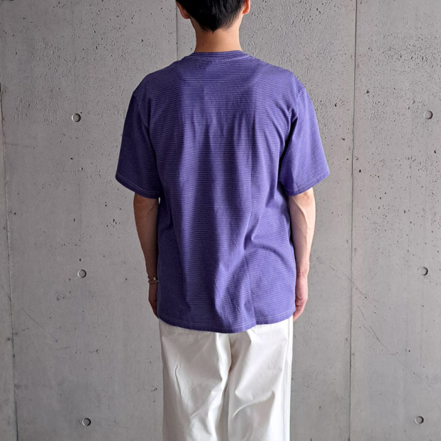 yonetomi new basic,ヨネトミ ニューベーシック,yonetomi 通販,yonetomi 東京取り扱い店舗,GARMENT DYE BORDER T-SHIRT