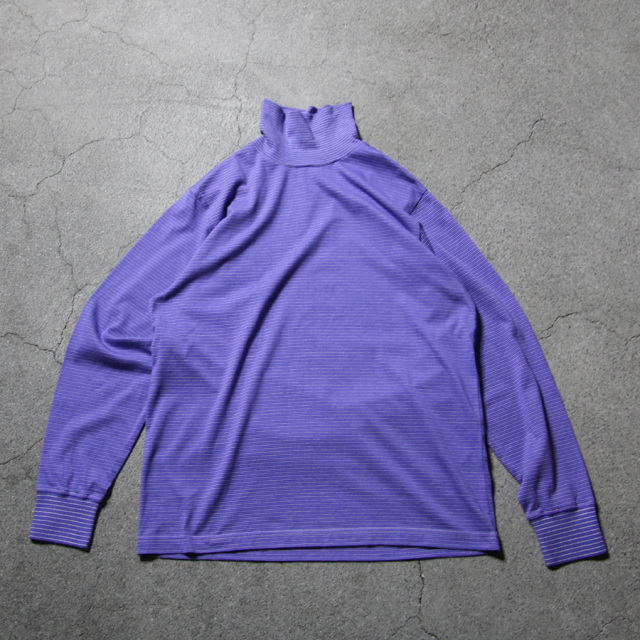 yonetomi new basic,ヨネトミ ニューベーシック,yonetomi 通販,yonetomi 東京取り扱い店舗,GARMENT DYED BORDER T-SHIRT TURTLE L/S