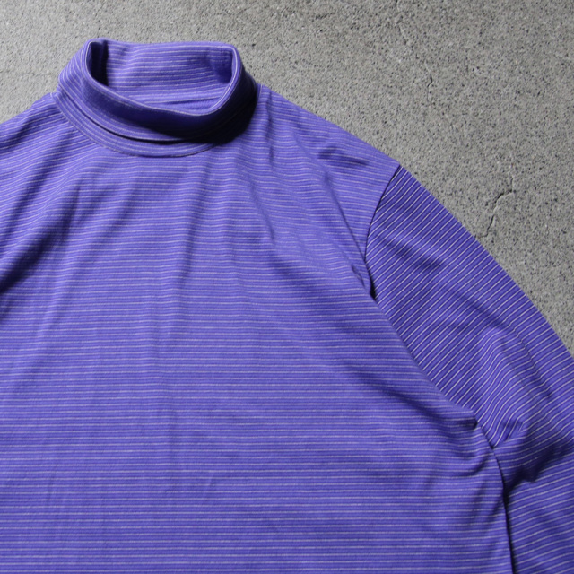 yonetomi new basic,ヨネトミ ニューベーシック,yonetomi 通販,yonetomi 東京取り扱い店舗,GARMENT DYED BORDER T-SHIRT TURTLE L/S