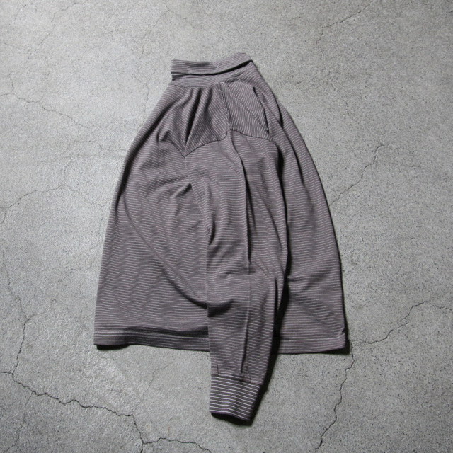 yonetomi new basic,ヨネトミ ニューベーシック,yonetomi 通販,yonetomi 東京取り扱い店舗,GARMENT DYED BORDER T-SHIRT TURTLE L/S