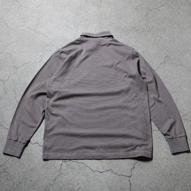 yonetomi new basic,ヨネトミ ニューベーシック,yonetomi 通販,yonetomi 東京取り扱い店舗,GARMENT DYED BORDER T-SHIRT TURTLE L/S