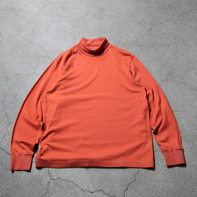 yonetomi new basic,ヨネトミ ニューベーシック,yonetomi 通販,yonetomi 東京取り扱い店舗,GARMENT DYED BORDER T-SHIRT TURTLE L/S