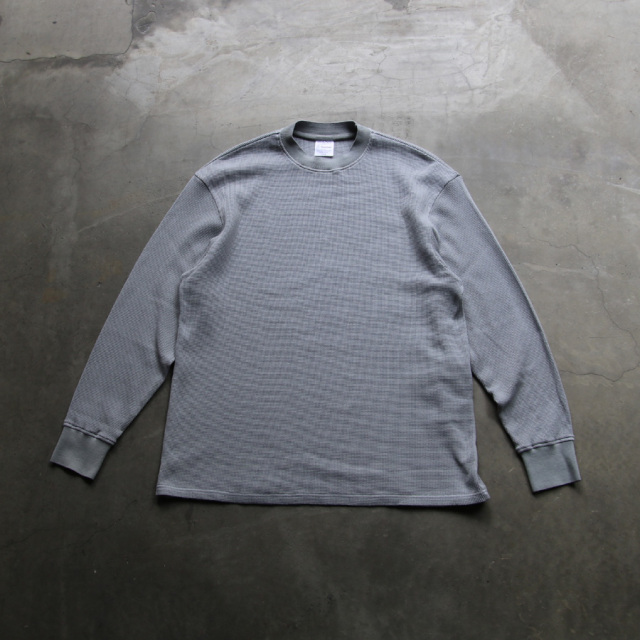 yonetomi new basic,ヨネトミ ニューベーシック,山形ニット,ニットファクトリーブランド,95-232-009,garment dye l/s pack tee