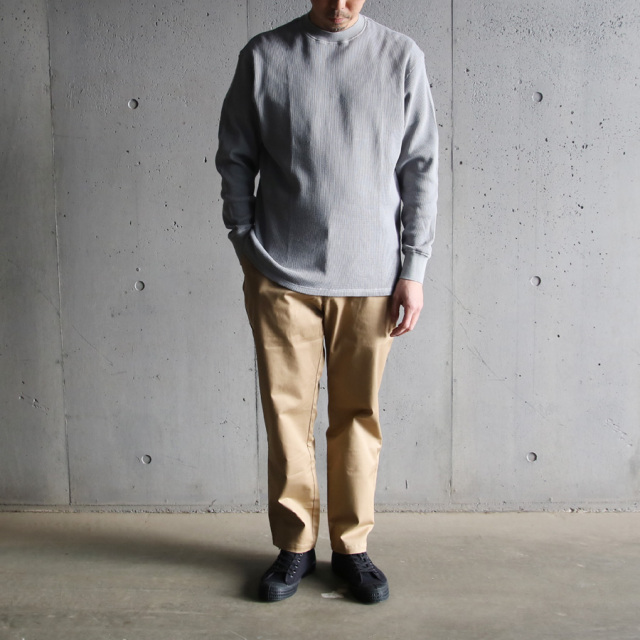 yonetomi new basic,ヨネトミ ニューベーシック,山形ニット,ニットファクトリーブランド,95-232-009,garment dye l/s pack tee