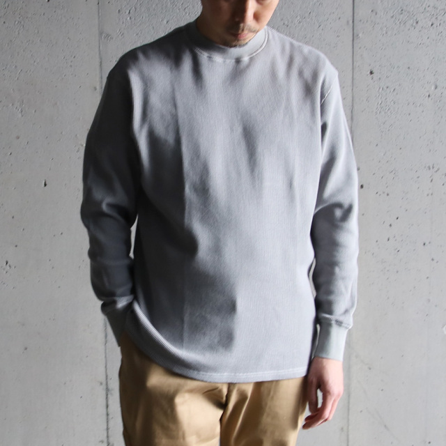 yonetomi new basic,ヨネトミ ニューベーシック,山形ニット,ニットファクトリーブランド,95-232-009,garment dye l/s pack tee