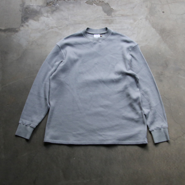 yonetomi new basic,ヨネトミ ニューベーシック,山形ニット,ニットファクトリーブランド,95-232-009,garment dye l/s pack tee