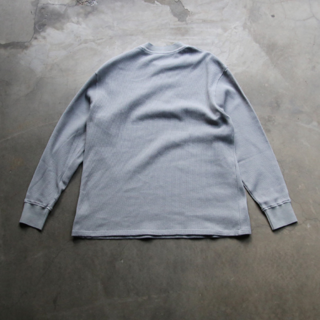 yonetomi new basic,ヨネトミ ニューベーシック,山形ニット,ニットファクトリーブランド,95-232-009,garment dye l/s pack tee