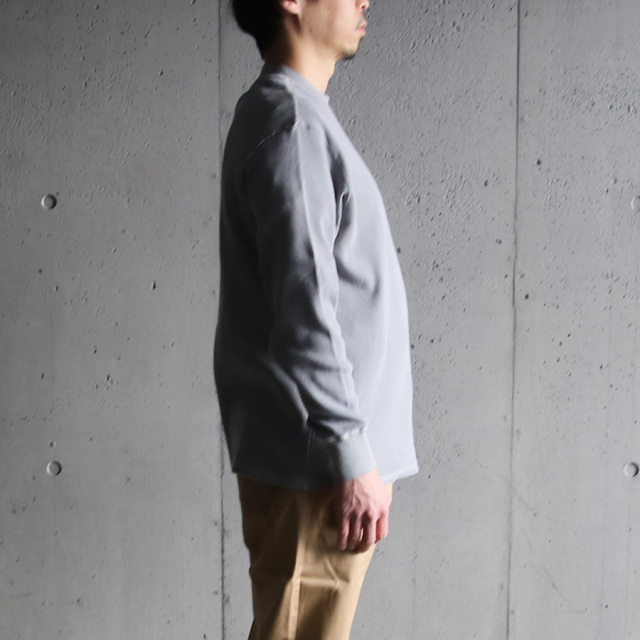 yonetomi new basic,ヨネトミ ニューベーシック,山形ニット,ニットファクトリーブランド,95-232-009,garment dye l/s pack tee
