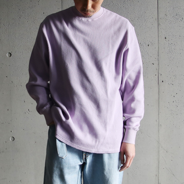 yonetomi new basic,ヨネトミ ニューベーシック,山形ニット,ニットファクトリーブランド,95-232-009,garment dye l/s pack tee