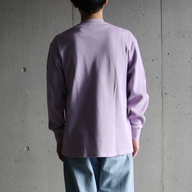 yonetomi new basic,ヨネトミ ニューベーシック,山形ニット,ニットファクトリーブランド,95-232-009,garment dye l/s pack tee