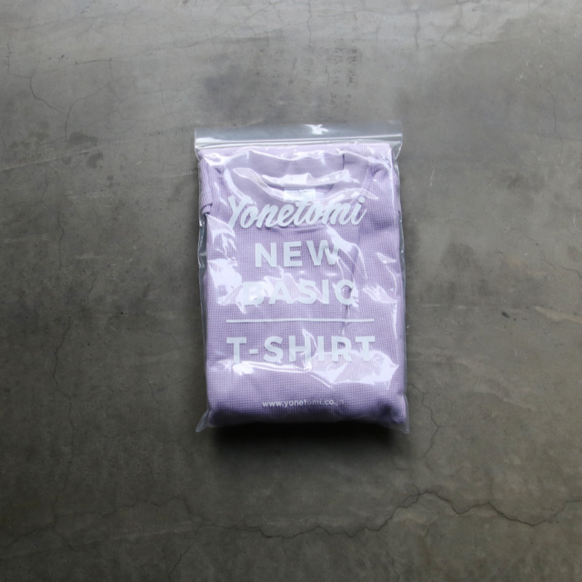 yonetomi new basic,ヨネトミ ニューベーシック,山形ニット,ニットファクトリーブランド,95-232-009,garment dye l/s pack tee