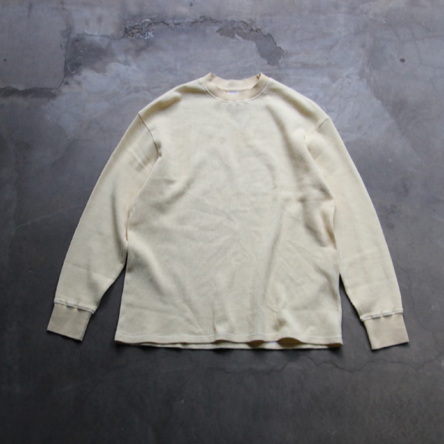 yonetomi new basic,ヨネトミ ニューベーシック,山形ニット,ニットファクトリーブランド,95-232-009,garment dye l/s pack tee