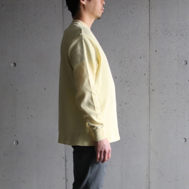 yonetomi new basic,ヨネトミ ニューベーシック,山形ニット,ニットファクトリーブランド,95-232-009,garment dye l/s pack tee