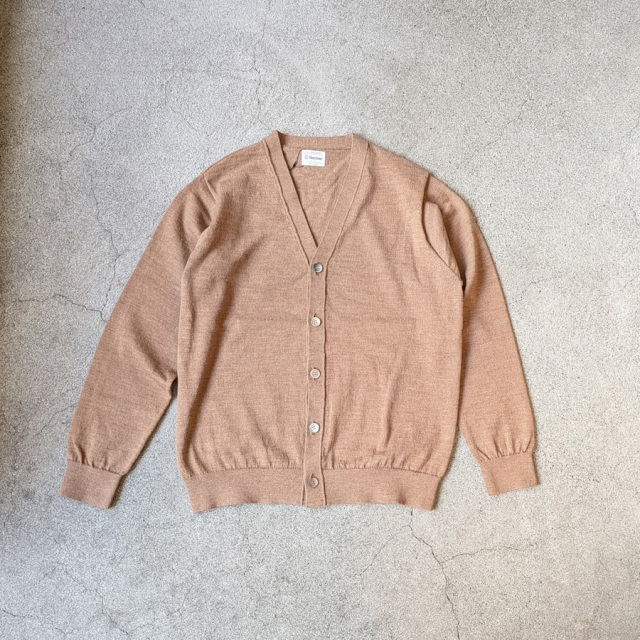 yonetomi new basic,ヨネトミ ニューベーシック,yonetomi 通販,yonetomi 東京取り扱い店舗,HIGH TWIST WOOL KNIT CARDIGAN,95-264-006