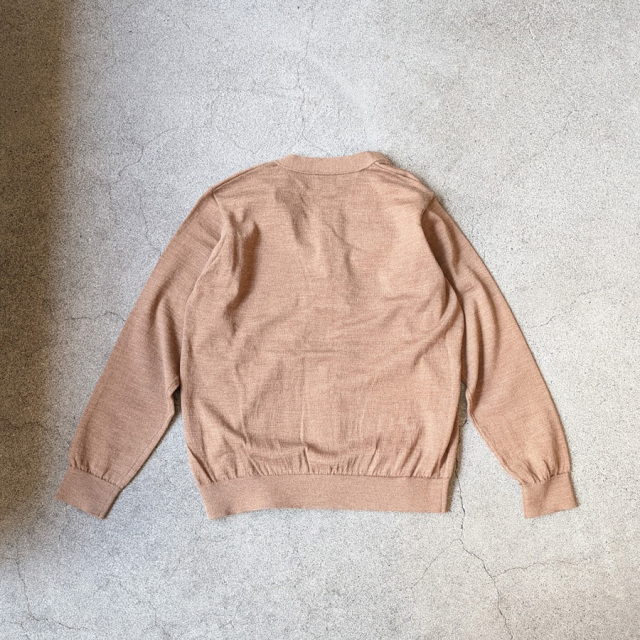 yonetomi new basic,ヨネトミ ニューベーシック,yonetomi 通販,yonetomi 東京取り扱い店舗,HIGH TWIST WOOL KNIT CARDIGAN,95-264-006