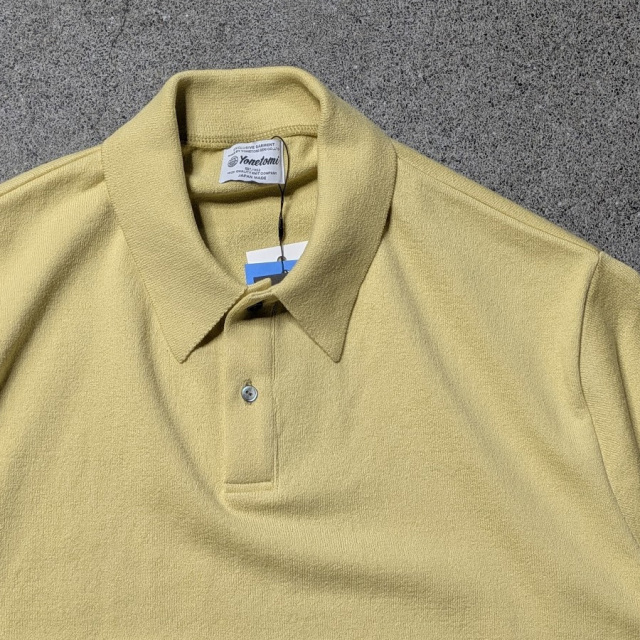 yonetomi new basic,ヨネトミ ニューベーシック,yonetomi 通販,yonetomi 東京取り扱い店舗,light wave cotton knit p/l,ポロシャツ