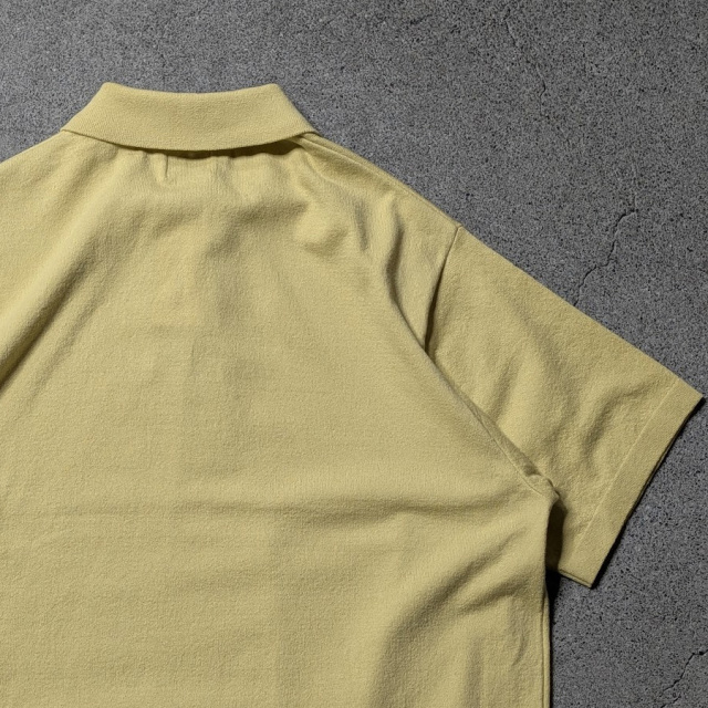 yonetomi new basic,ヨネトミ ニューベーシック,yonetomi 通販,yonetomi 東京取り扱い店舗,light wave cotton knit p/l,ポロシャツ