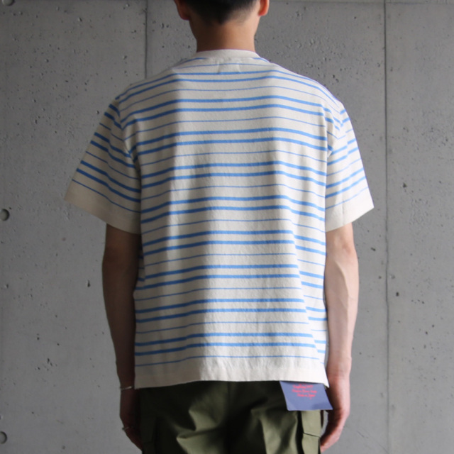 yonetomi new basic,ヨネトミ ニューベーシック,山形ニット,ニットファクトリーブランド,LIGHT WAVE COTTON KNIT PULLOVER,95-232-018