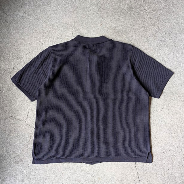 yonetomi new basic,ヨネトミ ニューベーシック,yonetomi 通販,yonetomi 東京取り扱い店舗,COTTON SUKASHI KNIT SHIRT
