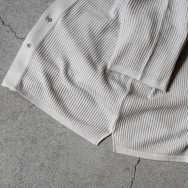 yonetomi new basic,ヨネトミ ニューベーシック,yonetomi 通販,yonetomi 東京取り扱い店舗,COTTON SUKASHI KNIT SHIRT
