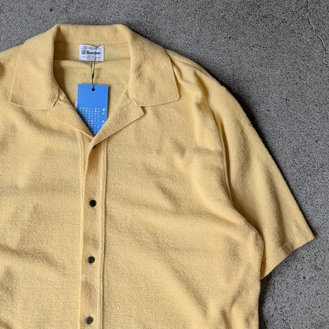 yonetomi new basic,ヨネトミ ニューベーシック,yonetomi 通販,yonetomi 東京取り扱い店舗,SURFER MOLE KNIT SHIRT