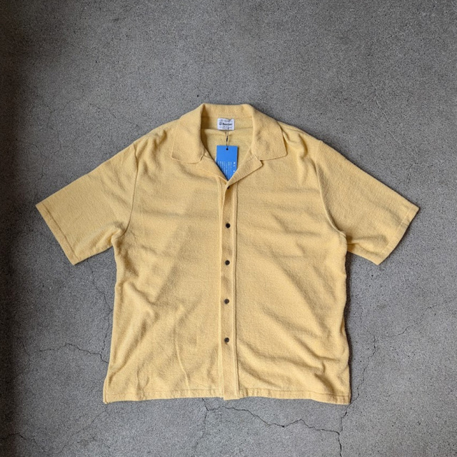 yonetomi new basic,ヨネトミ ニューベーシック,yonetomi 通販,yonetomi 東京取り扱い店舗,SURFER MOLE KNIT SHIRT