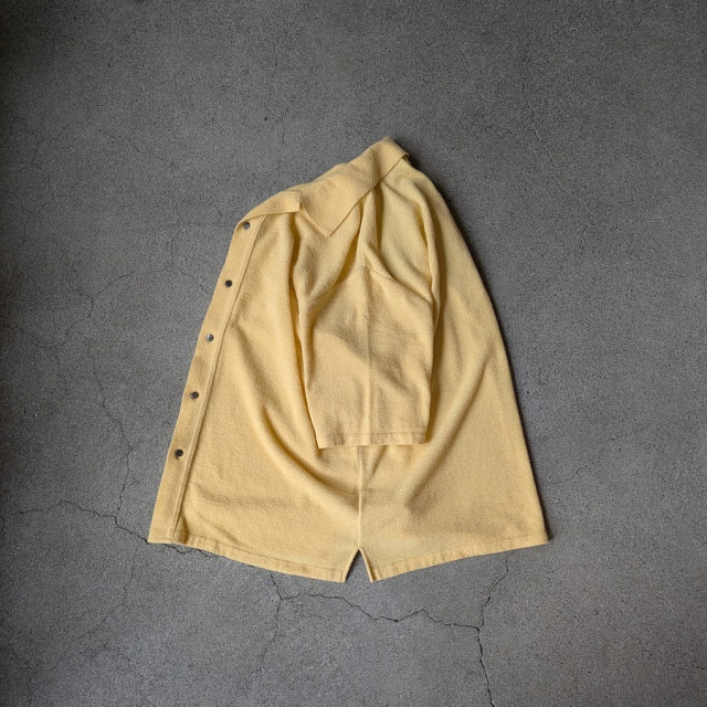 yonetomi new basic,ヨネトミ ニューベーシック,yonetomi 通販,yonetomi 東京取り扱い店舗,SURFER MOLE KNIT SHIRT