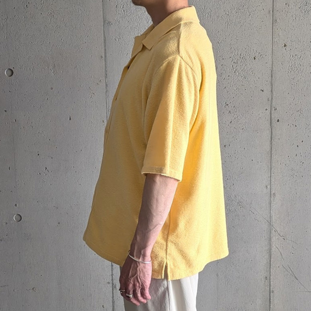 yonetomi new basic,ヨネトミ ニューベーシック,yonetomi 通販,yonetomi 東京取り扱い店舗,SURFER MOLE KNIT SHIRT