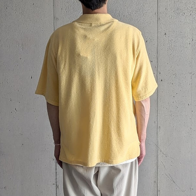 yonetomi new basic,ヨネトミ ニューベーシック,yonetomi 通販,yonetomi 東京取り扱い店舗,SURFER MOLE KNIT SHIRT