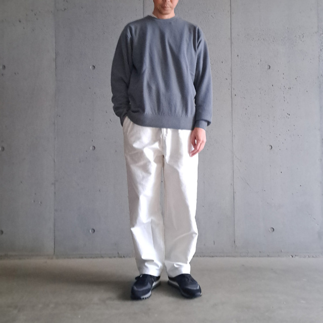 yonetomi new basic,ヨネトミ ニューベーシック,yonetomi 通販,yonetomi 東京取り扱い店舗,Yonetomi×Spiber NEW BASIC KNIT PULLOVER