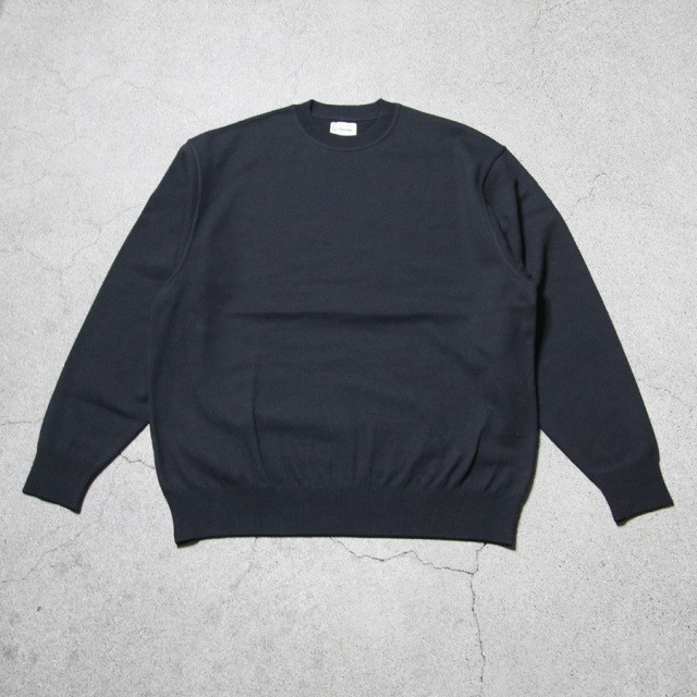 yonetomi new basic,ヨネトミ ニューベーシック,yonetomi 通販,yonetomi 東京取り扱い店舗,wave cotton knit p/o (solid),95-244-003