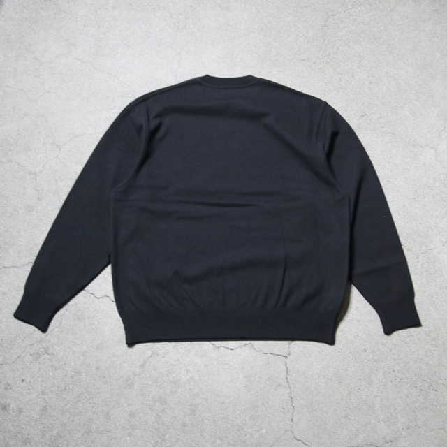 yonetomi new basic,ヨネトミ ニューベーシック,yonetomi 通販,yonetomi 東京取り扱い店舗,wave cotton knit p/o (solid),95-244-003