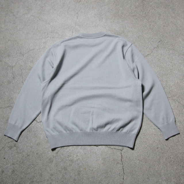 yonetomi new basic,ヨネトミ ニューベーシック,yonetomi 通販,yonetomi 東京取り扱い店舗,wave cotton knit p/o (solid),95-244-003