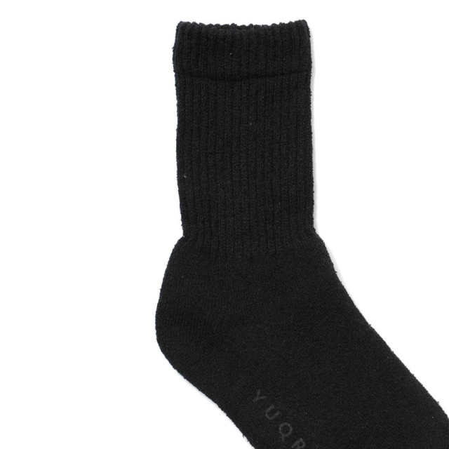 YUQRI,ユクリ,PUFF PILE SHORT CREW SOCKS