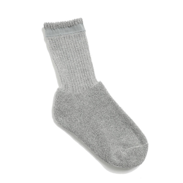 YUQRI,ユクリ,PUFF PILE SHORT CREW SOCKS